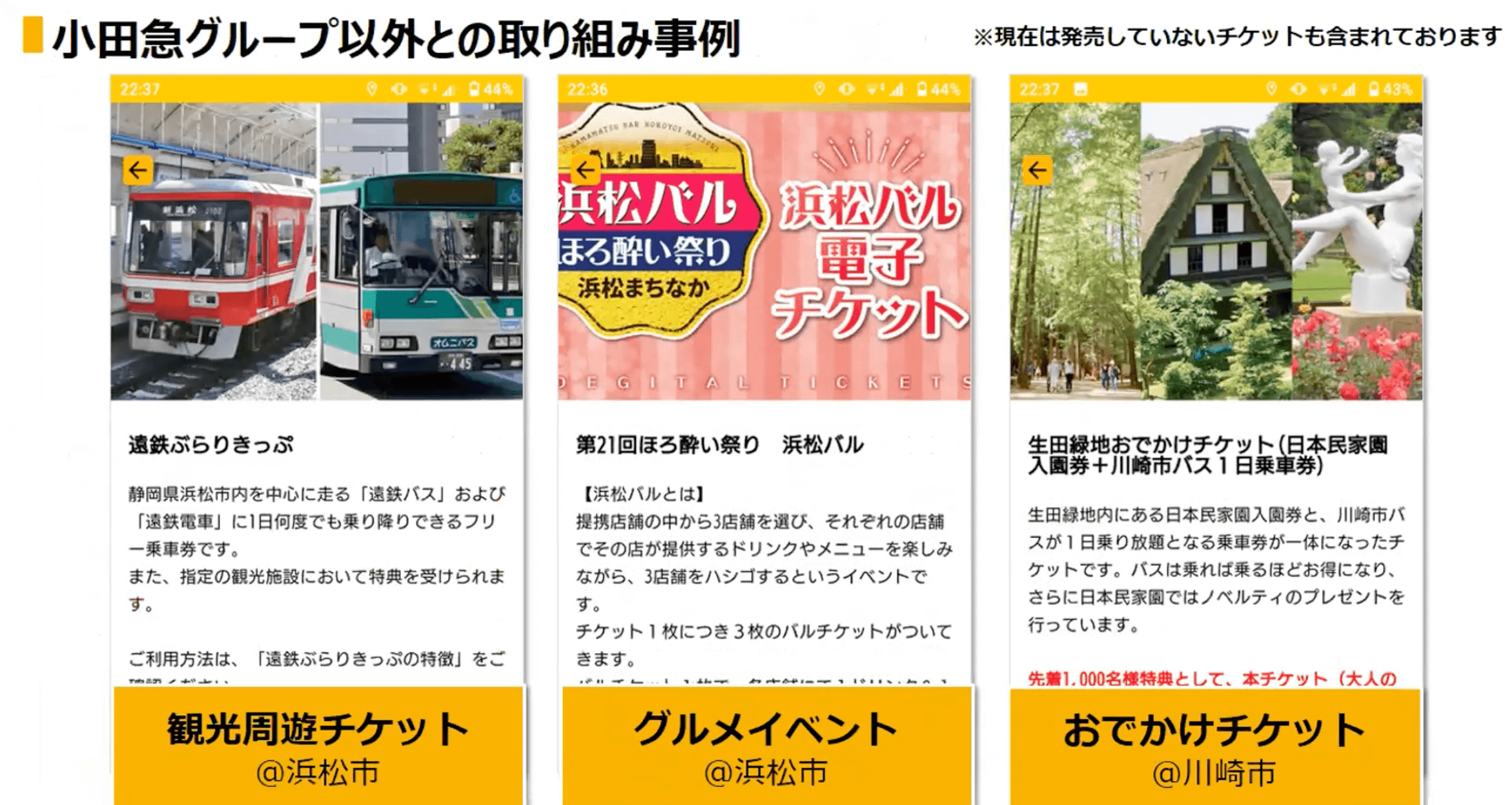 小田急グループ以外との取り組み事例