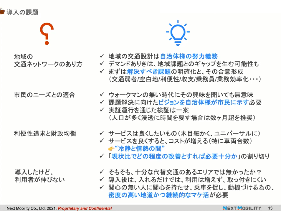 導入の課題